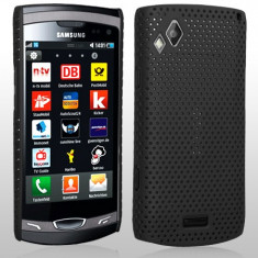 HUSA mesh + FOLIE Samsung S8530 Wave II NEAGRA Black Executive foto