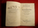 Demosthene - Les Olynthiennes, Hachette 1867, Greaca-Franceza, 66 pagini, Carte Veche