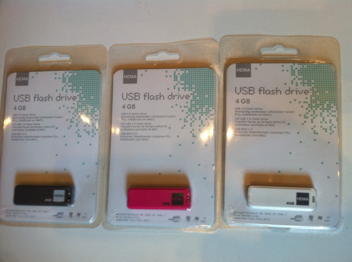 STIK USB DE 4GB marca HEMA