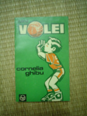 mini volei cornelia ghibu carte ilustrata desene fan ed sport turism 1980 hobby foto