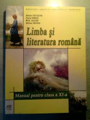 Limba si literatura romana manual clasa a XI a foto