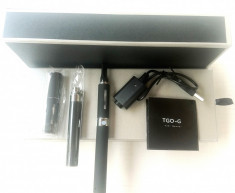 TGO-G / EGO-W tigara electronica cu giantomizor clearomizer 2 TIGARI COMPLETE foto