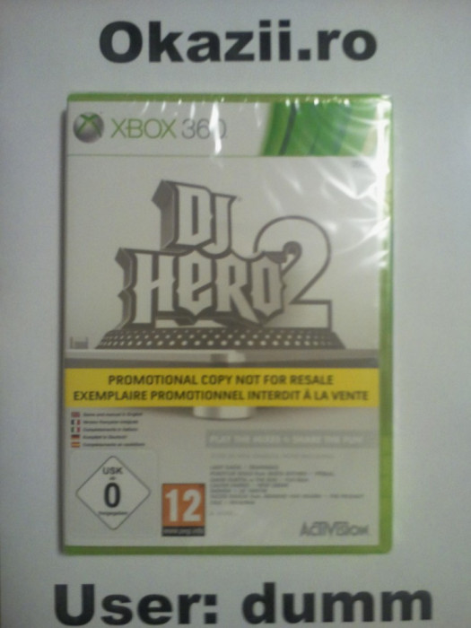 Joc DJ Hero 2 Xbox 360 Sigilat
