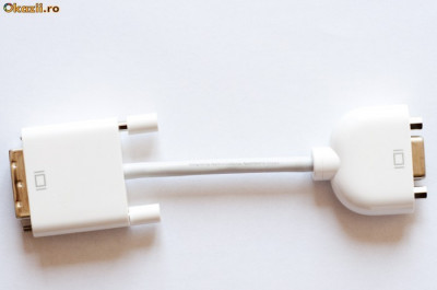 Adaptor Apple DVI to VGA pt macbook pro unibody (310) foto