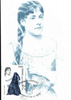 Carte maxima Agatha Barsescu, actrita romanca foto