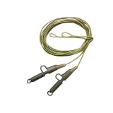 Set 2 Monturi Lead Core cu sistem plumb pierdut si vartej cu inel