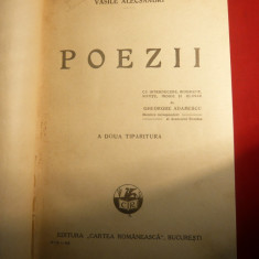 V.Alecsandri - Poezii - ed. IIa 1927