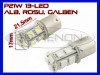 BEC AUTO LED LEDURI P21W BA15S 13 SMD - DRL MARSARIER SEMNALIZARE POZITIE FRANA, Universal, ZDM