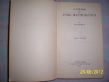 A COURSE OF MATHEMATICS-by G.H. Hardy, Cambridge, 1952- matematica