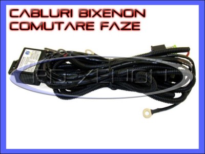 SET CABLURI CABLAJ BIXENON COMUTARE FAZE SCURTA LUNGA - H4 foto