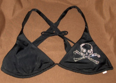 Costum de baie Victoria&amp;#039;s Secret M/L - negru cu pietre foto