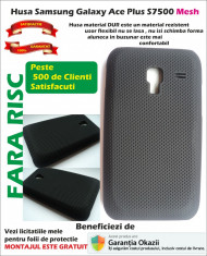 Husa Samsung Galaxy Ace Plus S7500 Case material dur MESH !!!LICHIDARE DE STOC!!! foto