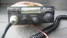Statie radio CB Cobra 19 DX IV EU + antena cu suport fix + difuzor extern foto