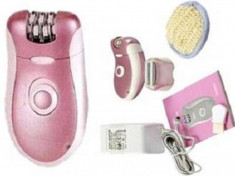 Epilator 2 in 1 Sunko 302 Epilator/depilator si aparat de ras electric cu acumulator foto