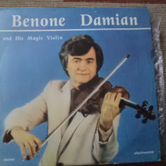 Benone Damian and his magic violin muzica clasica populara album disc vinyl lp