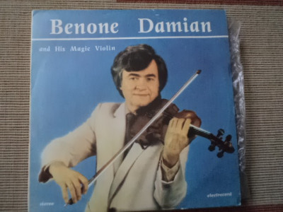 Benone Damian and his magic violin muzica clasica populara album disc vinyl lp foto
