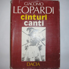 Giacomo Leopardi Canturi/Canti,editie bilingva,cartonata,p6