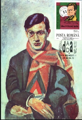 Carte maxima Tristan Tzara,poet roman, creatorul miscarii DADA foto