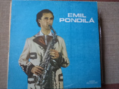 Emil Pondila disc vinyl lp Muzica Populara romaneasca folclor saxofon foto