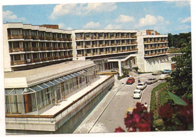 carte postala(ilustrata)-BUZIAS-Hotel Parc foto