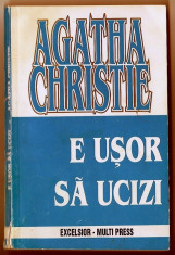 E usor sa ucizi - Agatha Christie EXCELSIOR 1996 212 pag. politist foto