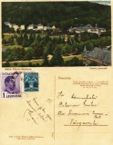 Carte postala ilustrata Slanic Moldova-Vedere Generala,1935