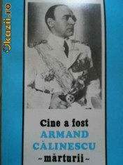 Cine a fost Armand Calinescu - marturii (B670) foto