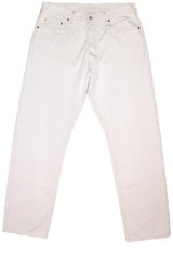 = MARIME MAI MARE = Blugi LEVI&amp;#039;S 517 albi - (Marime: W 34 / L 32) - 87 cm in talie foto