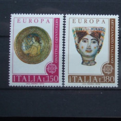 Italia 1976 - EUROPA CEPT OBIECTE DE ARTA DIN PORTELAN, serie nestampilata, B16