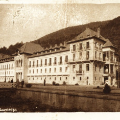 Carte postala ilustrata Hotel Racovita,Slanic Moldova,1948