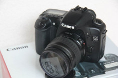 Aparat foto DSLR Canon 30D + obiectiv EF 28-105mm f/4-5.6 + filtru UV + card 4GB foto
