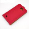 Husa piele rosie Samsung Galaxy Note i9220 + folie ecran + expediere gratuita toc flip