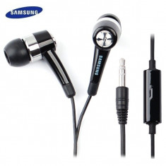 Handsfree hands free casti doape dopuri in ear inear cu microfon TRRS Jack 3,5 3.5 mm Samsung i8910 Omnia HD OmniaHD Original NOU Sigilat foto