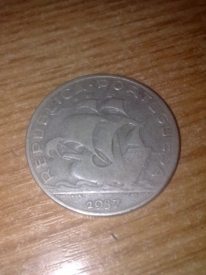 5 ESCUDOS 1937- ARGINT- RRR. foto