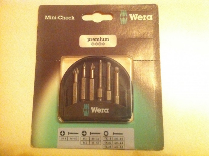 WERA Mini-Check ,, bituri de 50mm &#039;&#039;