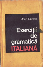 EXERCITII DE GRAMATICA ITALIANA de MARIA OPREAN foto