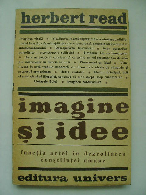 Herbert Read - Imagine si idee