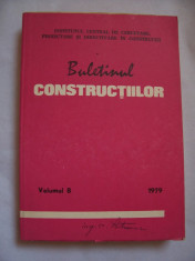 BULETINUL CONSTRUCTIILOR , VOL 8 foto