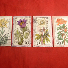 Serie Flori 1975 RFG 4 val.stamp.