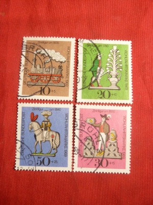 Serie Figurine 1969 RFG 4 val.stamp. foto