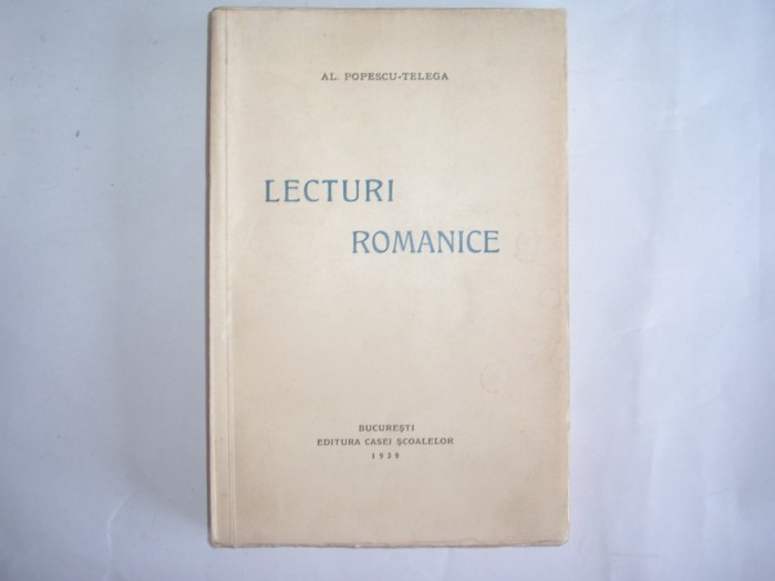 LECTURI ROMANICE - AL. POPESCU TELEGA,r13