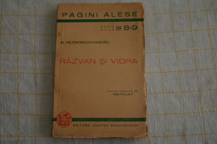 Razvan si Vidra, B. Petriceicu-Hasdeu, 1940