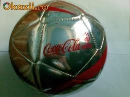 minge fotbal adidas coca-cola argintie EURO 2008 | arhiva Okazii.ro
