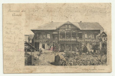 GOVORA : VILA HORTENTIA - circulata 1903,timbru foto
