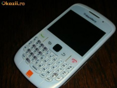 Blackberry 8520 Curve WHITE Impecabil + Husa. Deblocat foto