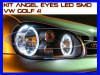 KIT INELE ANGEL EYE EYES CU LED SMD - VW GOLF 4 - CULOARE ALB XENON 6000K, Universal, ZDM