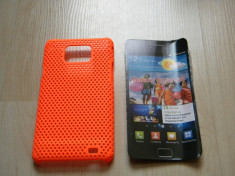 HUSA TOC CARCASA Samsung Galaxy S2 SII i9100 PERFORATED MESH ORANGE!CEA MAI BUNA CALITATE![15] foto