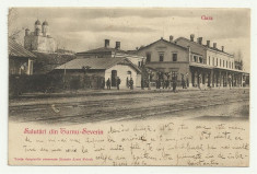 TURNU SEVERIN : GARA - U.P.U., circulata 1900,timbru foto