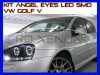 KIT INELE ANGEL EYE EYES CU LED SMD - VW GOLF 5 - CULOARE ALB XENON 6000K, Universal