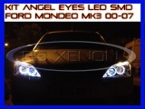 KIT INELE ANGEL EYE EYES CU LED SMD - FORD MONDEO MK3 2000-2007, Universal